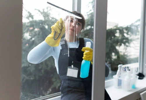Nettoyage de vitres intérieures et extérieures aux Haies